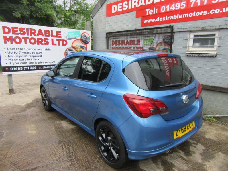 Vauxhall Corsa 1.4 Sri Vx-line Nav Black - 2019 68 DY68EGX Blue #2