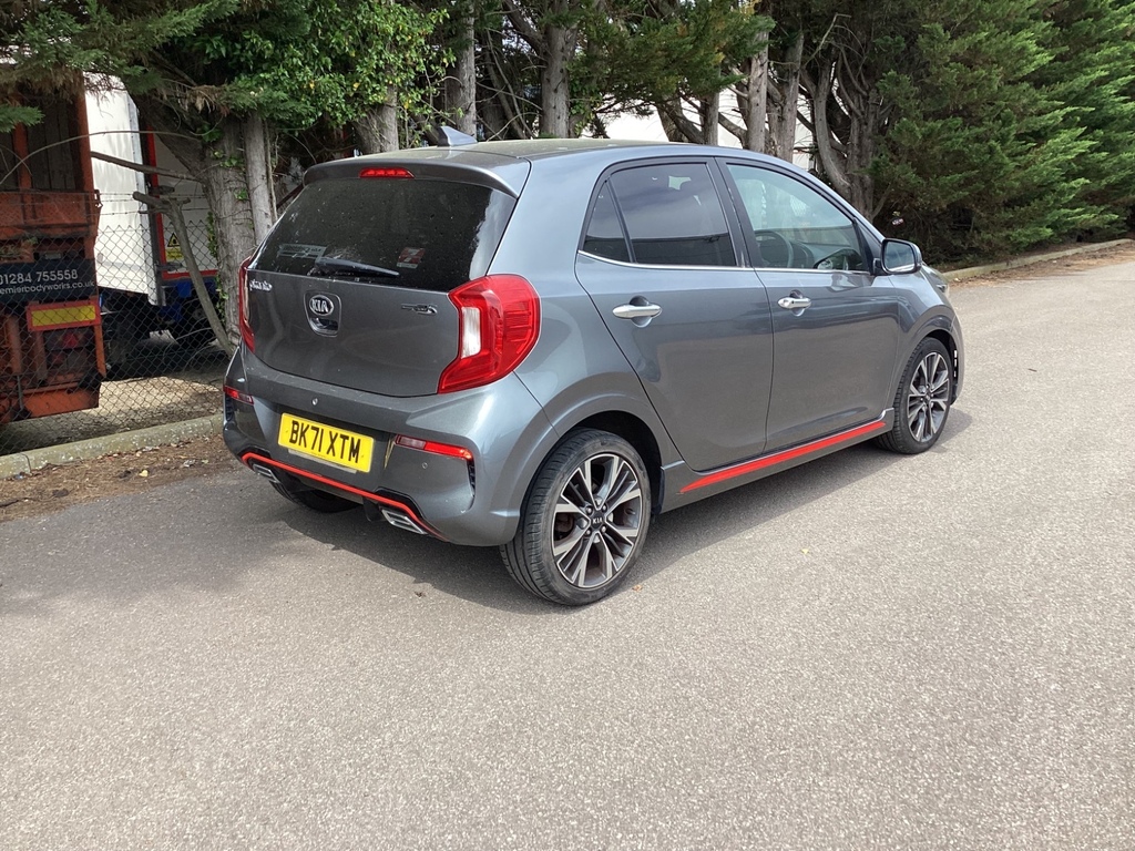 Kia Picanto 1.0T Gdi Gt-line S 4 Seats BK71XTM Grey #6