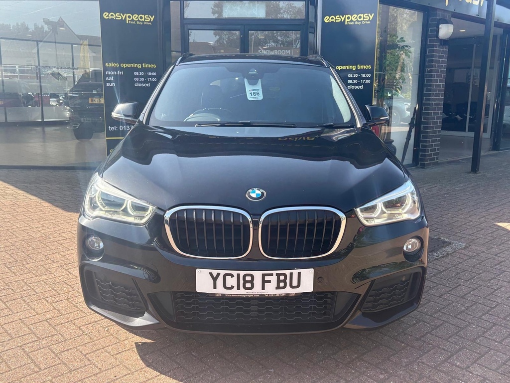 BMW X1 Xdrive 18D M Sport Step Estate YC18FBU Black #4