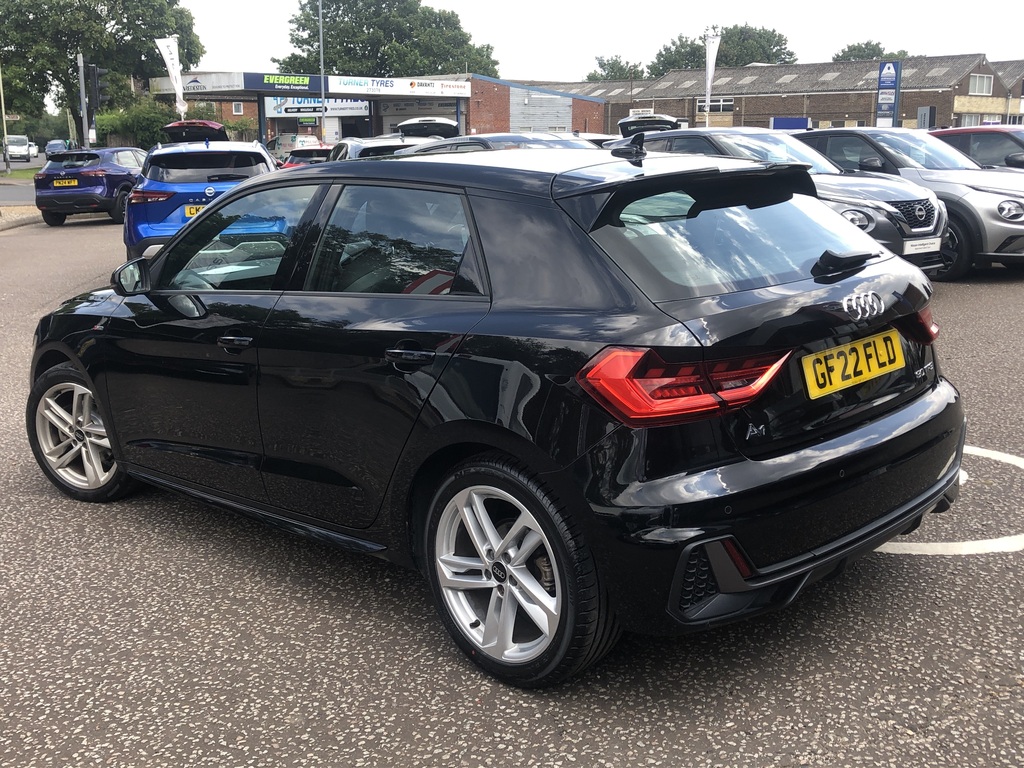 Audi A1 30 Tfsi 110 S Line S Tronic GF22FLD Black #2