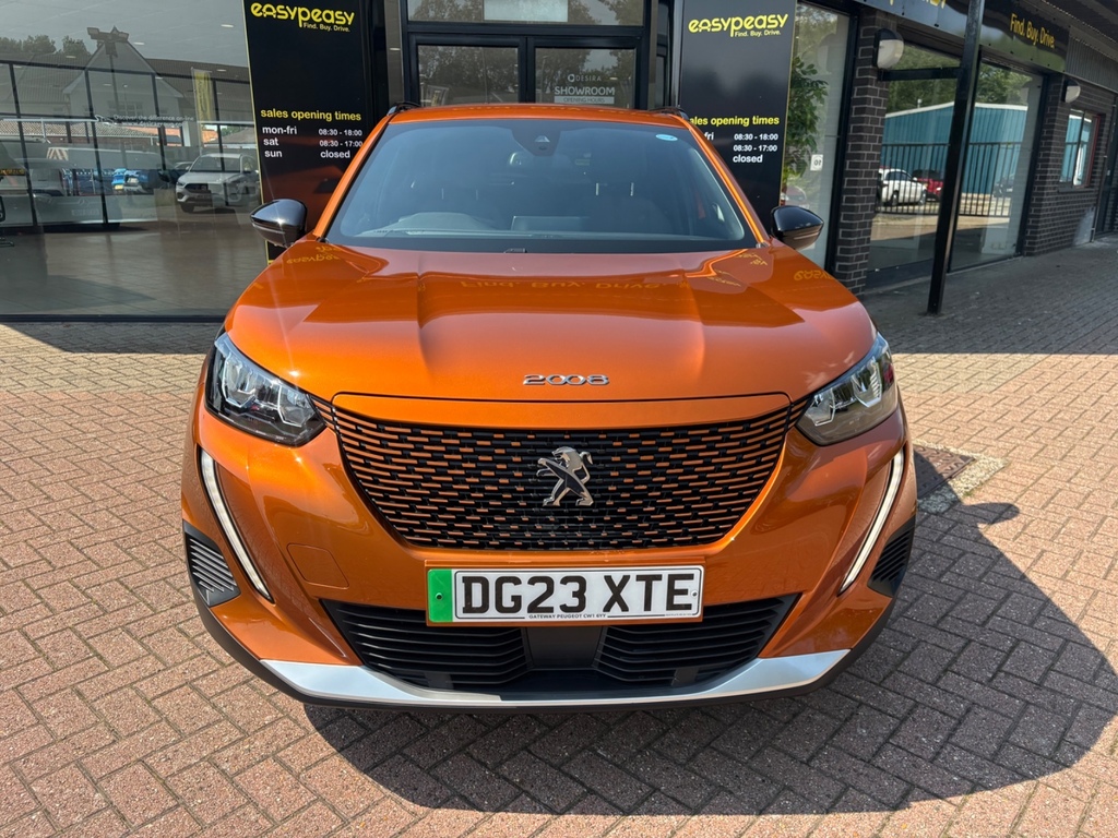 Peugeot e-2008 100Kw Allure Premium 50Kwh Estate Orange #4
