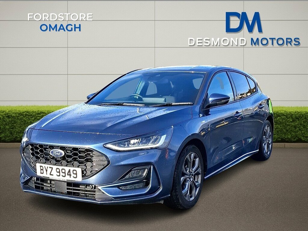 Ford Focus St-line Design 1.0L Ecoboost 125Ps 6 Speed BYZ9949 Blue #6