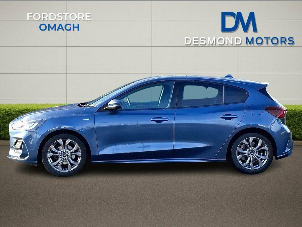 Ford Focus St-line Design 1.0L Ecoboost 125Ps 6 Speed BYZ9949 Blue #4