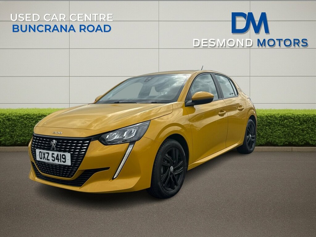Peugeot 208 Active Puretech S S Yellow