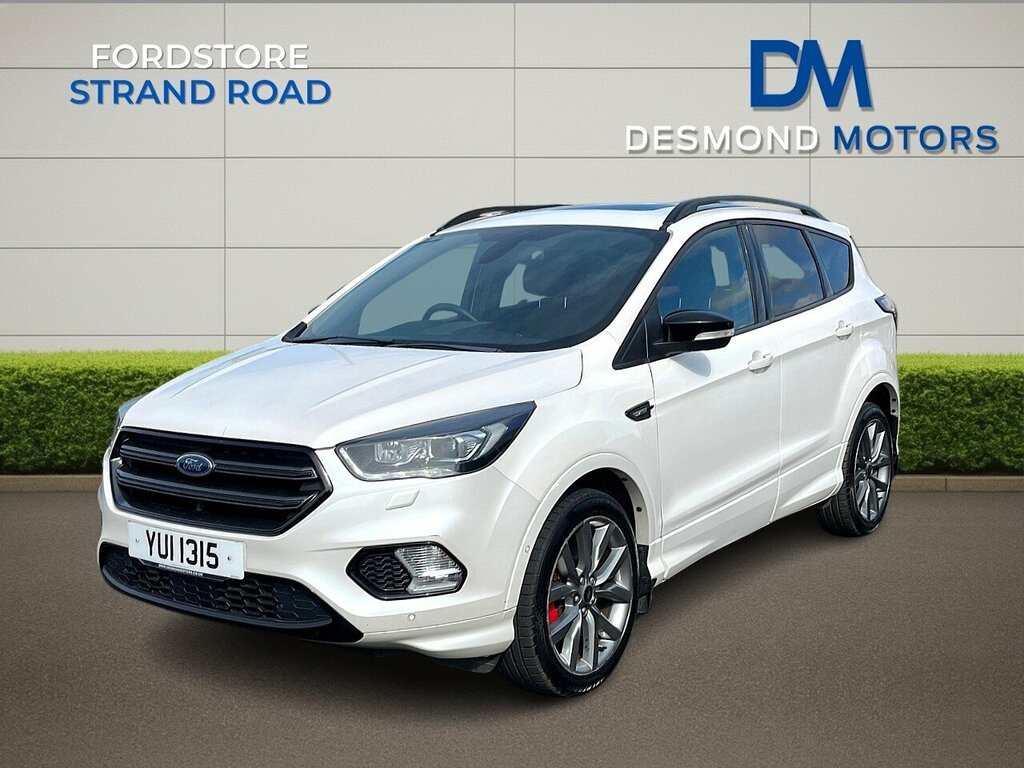 Ford Kuga St-line Edition 2.0L Tdci 150Ps 6 Speed Man YUI1315 White #6
