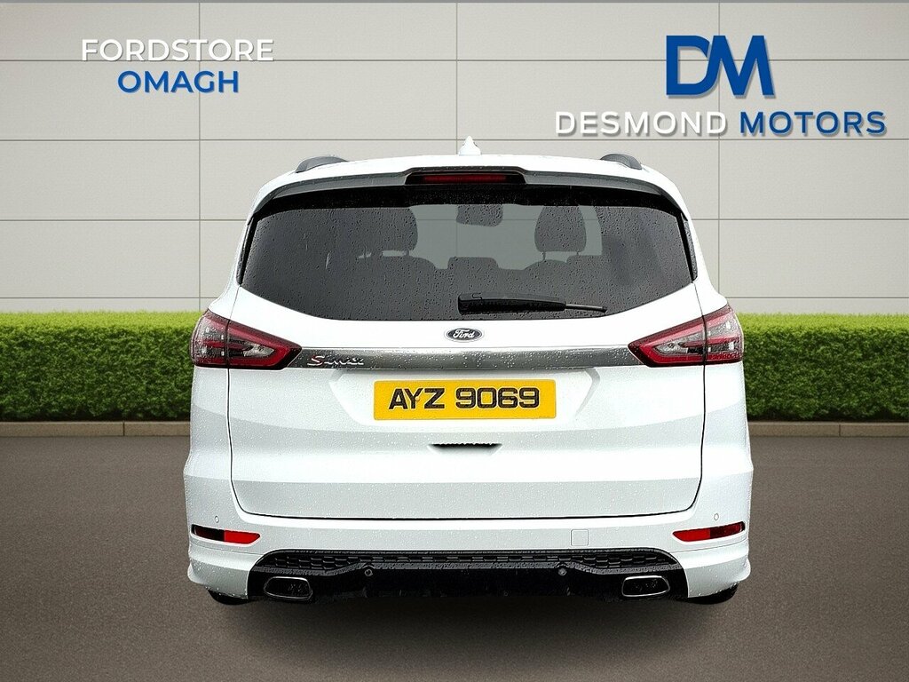 Ford S-Max St-line Ecoblue AYZ9069 White #5