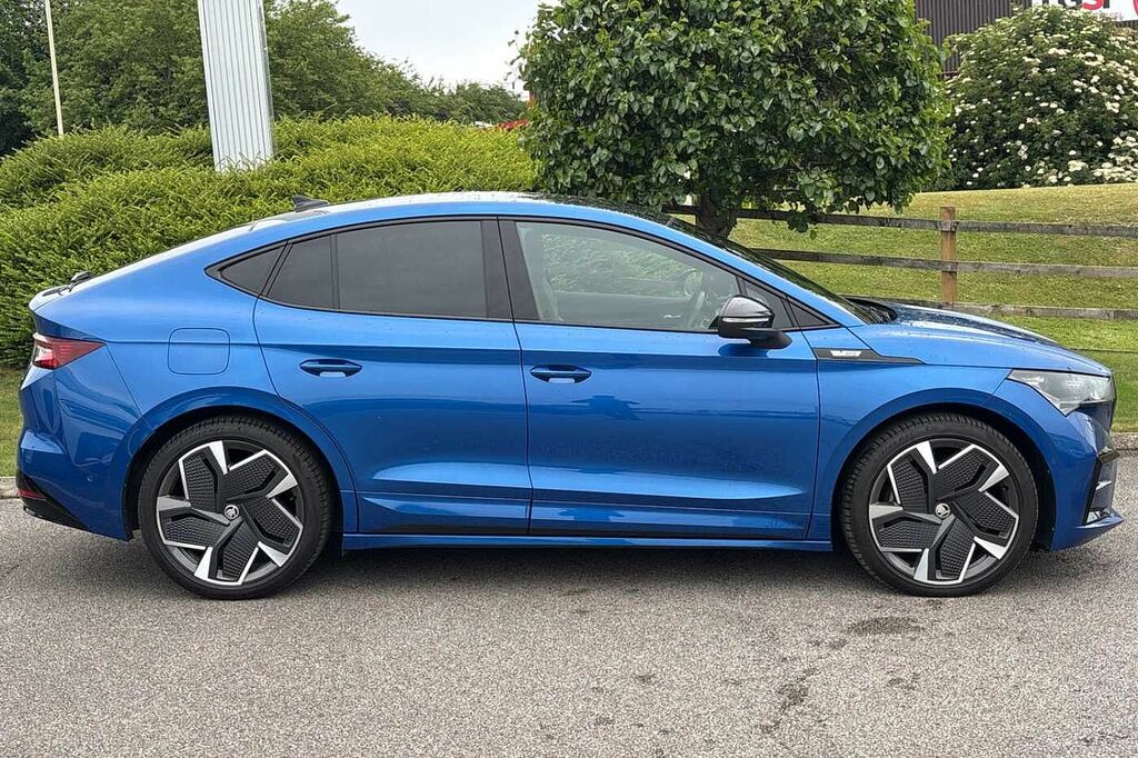 Skoda ENYAQ 220Kw Vrs 82Kwh 4X4 CL23OMX Blue #4