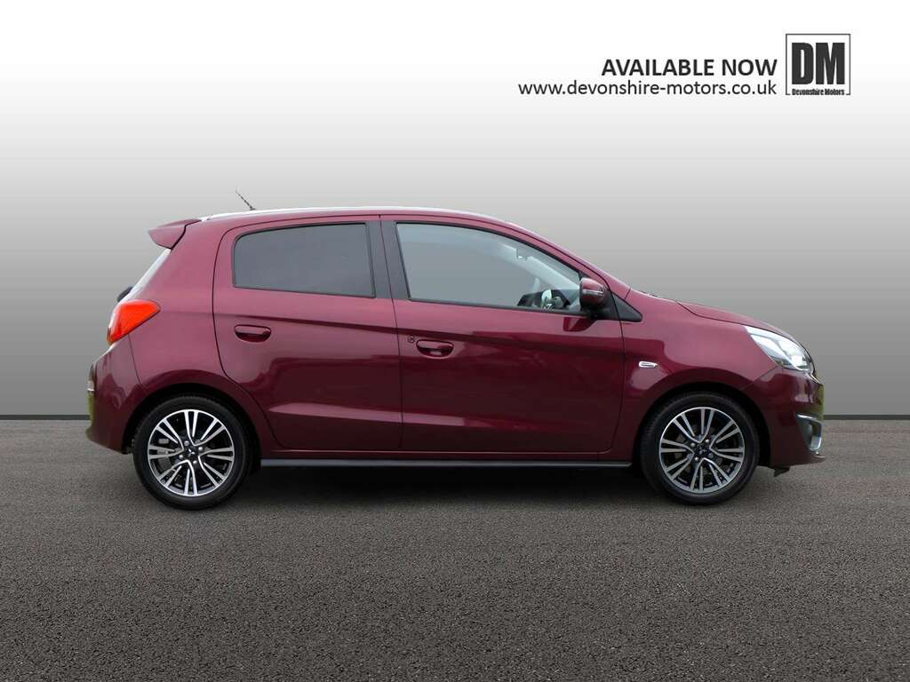 Mitsubishi Mirage 4 Purple #3