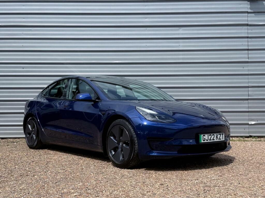 Tesla Model 3 Saloon Standard Range Plus Rwd 202222 Blue