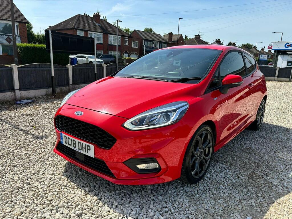 Ford Fiesta Hatchback 1.0T Ecoboost St-line Euro 6 Ss DC18DHP Red #5
