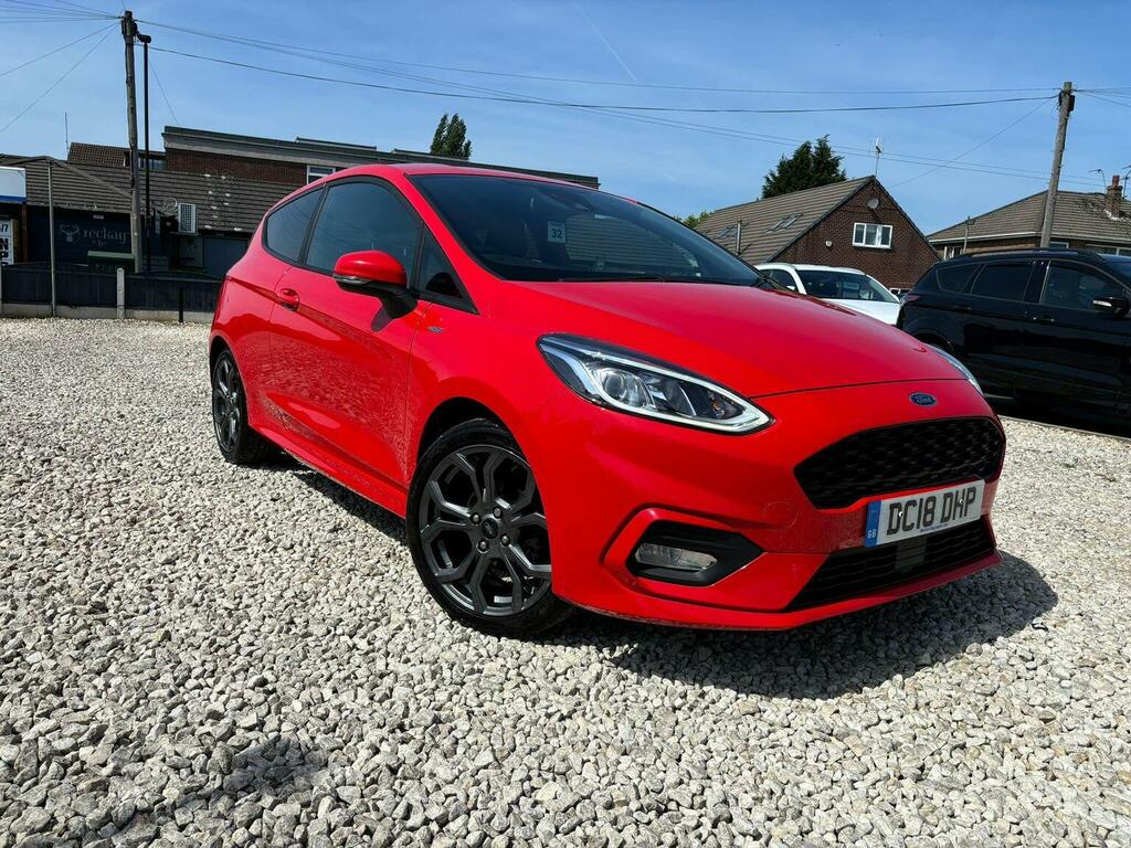 Ford Fiesta Hatchback 1.0T Ecoboost St-line Euro 6 Ss Red