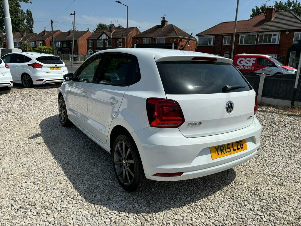Volkswagen Polo Hatchback 1.0 Bluemotion Tech Se Design Euro 6 S YR15LZG White #3