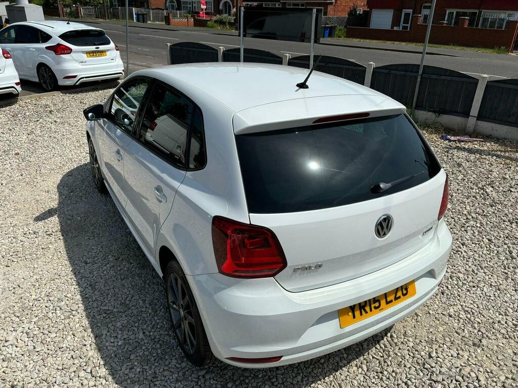Volkswagen Polo Hatchback 1.0 Bluemotion Tech Se Design Euro 6 S YR15LZG White #6