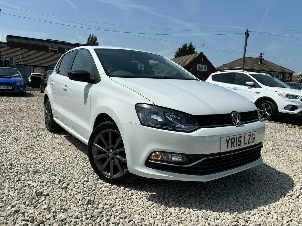 Volkswagen Polo Hatchback 1.0 Bluemotion Tech Se Design Euro 6 S White