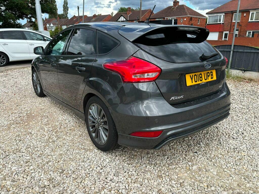 Ford Focus Hatchback 1.0T Ecoboost St-line Euro 6 Ss YO18UPB Grey #3