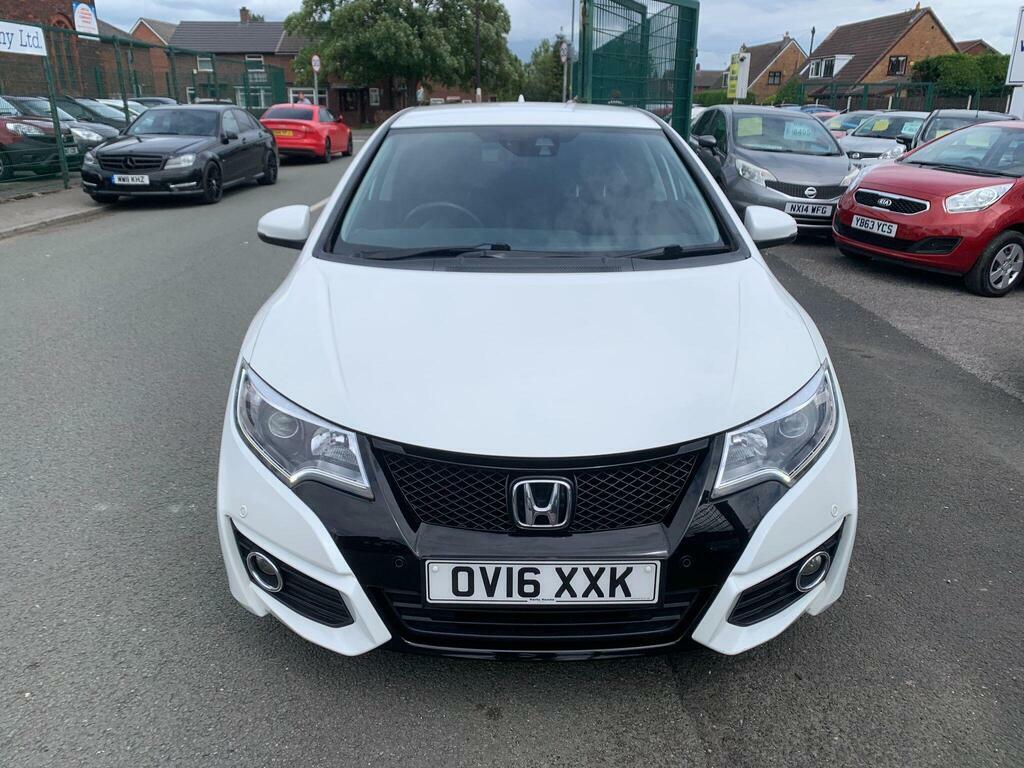 Honda Civic 1.6 I-dtec Se Plus Navi Euro 5 S S OV16XXK White #2