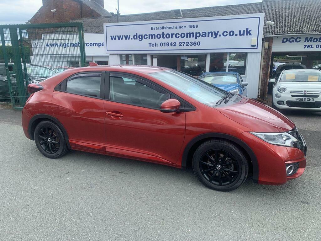 Honda Civic 1.6 I-dtec Se Plus Euro 5 S S Red
