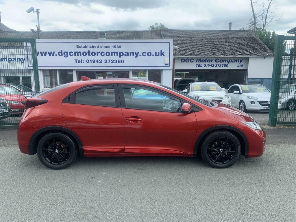 Honda Civic 1.6 I-dtec Se Plus Euro 5 S S Red #4