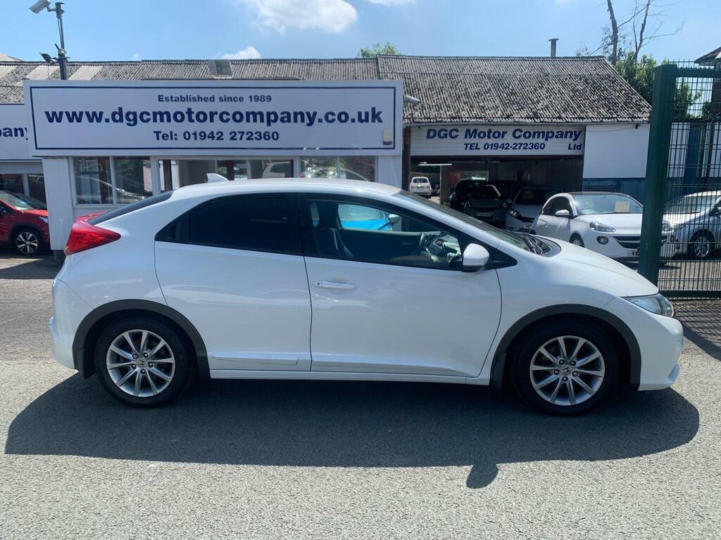 Honda Civic 2.2 I-dtec Es Euro 5 S S White #4