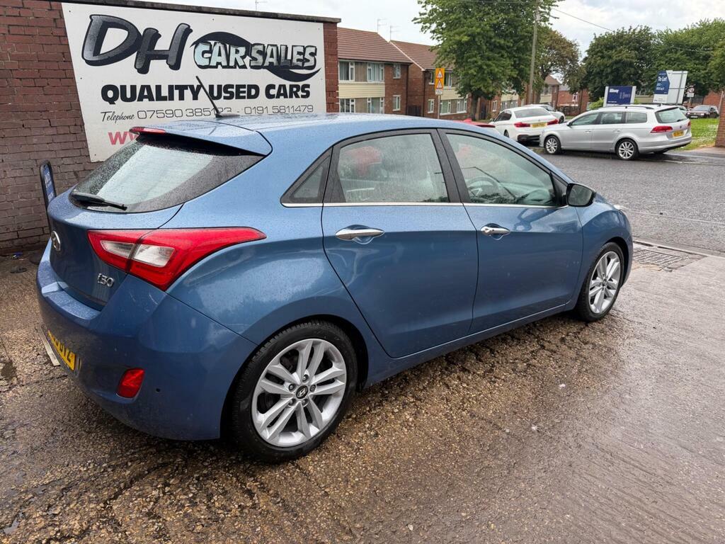 Hyundai I30 1.6 Crdi Blue Drive Premium Euro 6 S S E065BVZ Blue #6