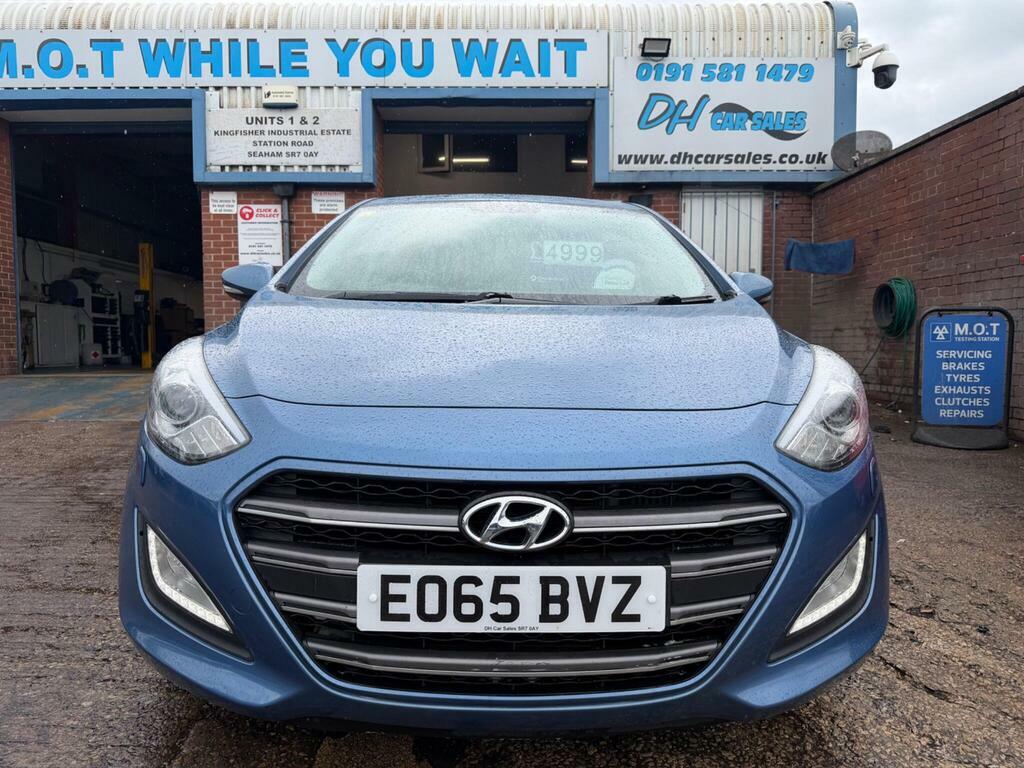 Hyundai I30 1.6 Crdi Blue Drive Premium Euro 6 S S E065BVZ Blue #3