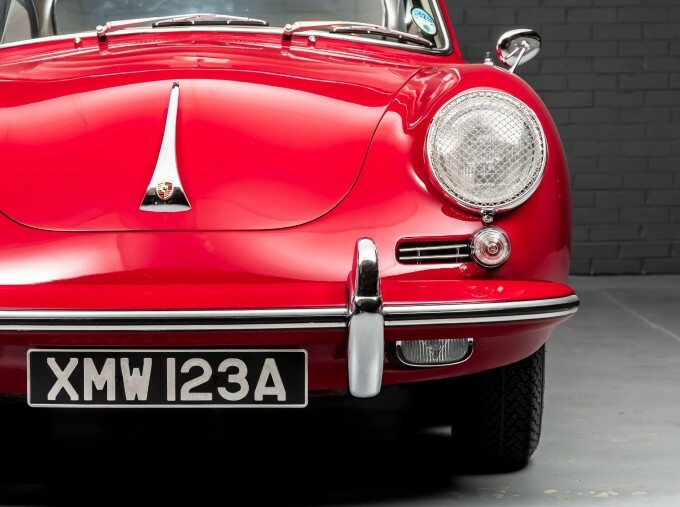 Porsche 356 Super 90 Red #5