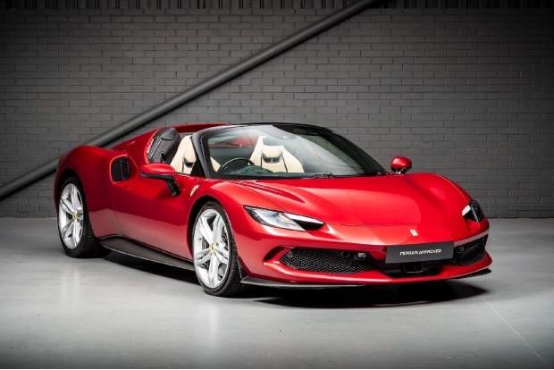 Ferrari 296 Gts V6 7.45Kwh Spider F1 Dct Euro 6 Red