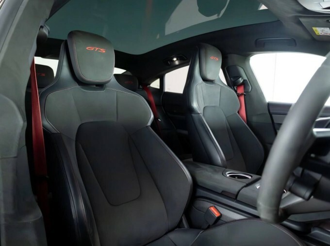 Porsche Taycan Performance Plus 93.4Kwh Gts 11Kw Charger NX23RSY Red #5