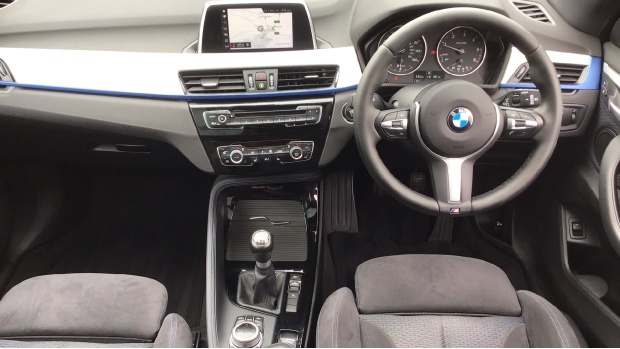 BMW X1 18D M Sport Sdrive Euro 6 WM67VTD Blue #5