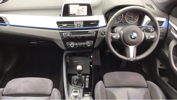 BMW X1 18D M Sport Sdrive Euro 6 WM67VTD Blue #4