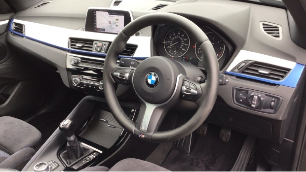 BMW X1 18D M Sport Sdrive Euro 6 WM67VTD Blue #6