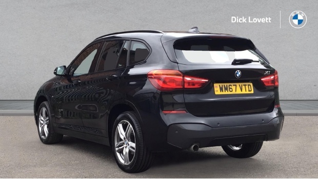 BMW X1 18D M Sport Sdrive Euro 6 WM67VTD Blue #2