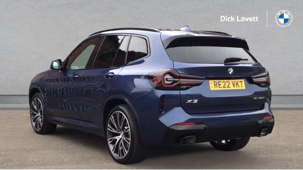 BMW X3 30D Mht M Sport Xdrive Euro 6 RE22VKT Blue #2