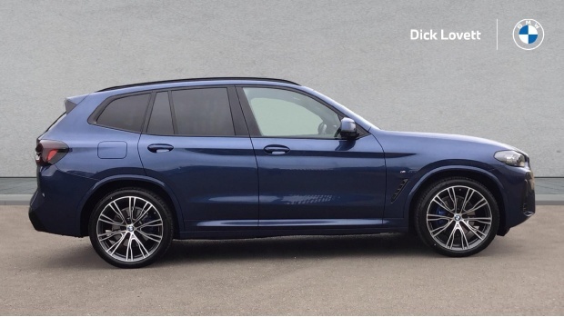 BMW X3 30D Mht M Sport Xdrive Euro 6 RE22VKT Blue #3
