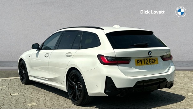 BMW 3 Series 320D Mht M Sport Touring Euro 6 PY72GCF White #2