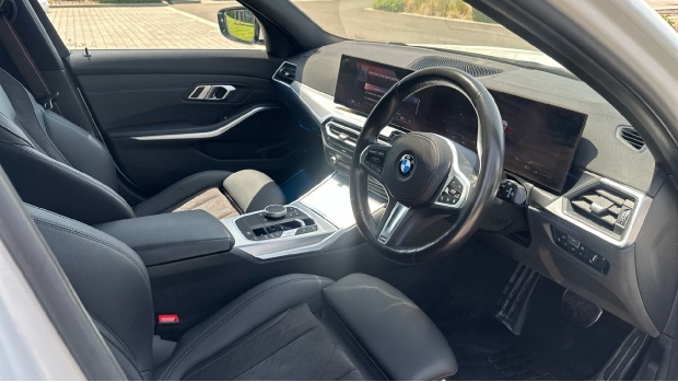 BMW 3 Series 320D Mht M Sport Touring Euro 6 PY72GCF White #6