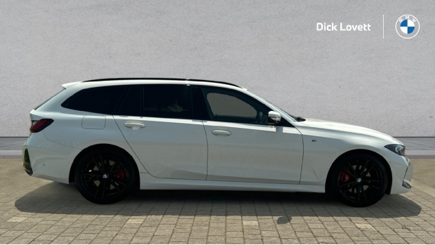 BMW 3 Series 320D Mht M Sport Touring Euro 6 PY72GCF White #3