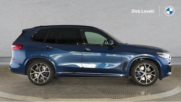 BMW X5 40D Mht M Sport Xdrive Euro 6 WR72FJN Blue #3