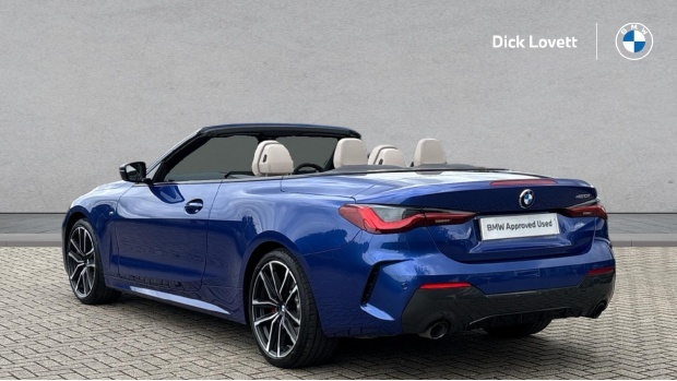 BMW 4 Series 420I M Sport Euro 6 GU73XFR Blue #2
