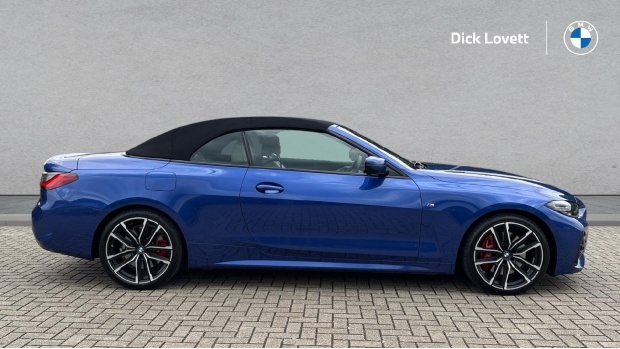 BMW 4 Series 420I M Sport Euro 6 GU73XFR Blue #3