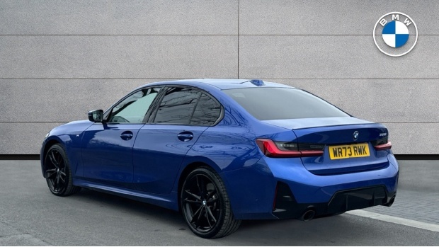 BMW 3 Series 320I M Sport Euro 6 WR73RWK Blue #2