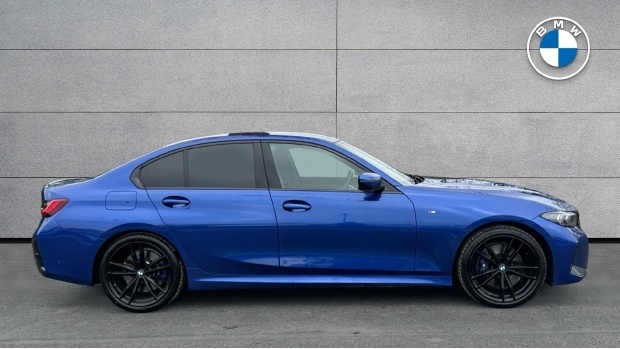 BMW 3 Series 320I M Sport Euro 6 WR73RWK Blue #3
