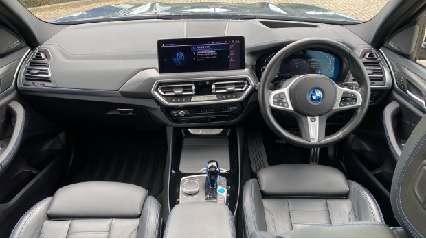 BMW iX3 80Kwh M Sport Pro Blue #4