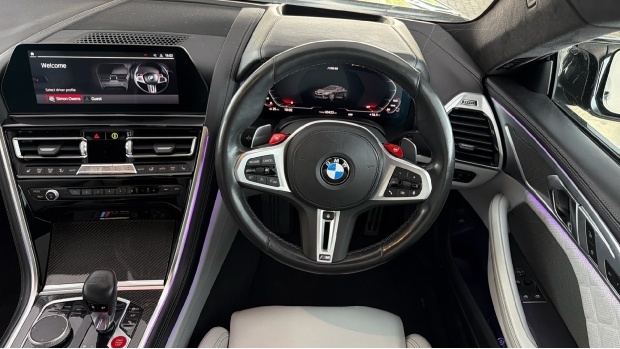 BMW M8 White White #5
