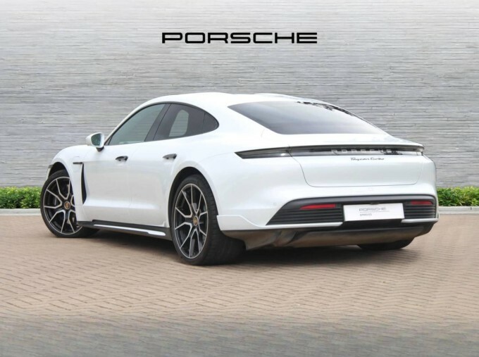 Porsche Taycan Performance Plus 93.4Kwh Turbo 11Kw Charger WM23VEX White #2
