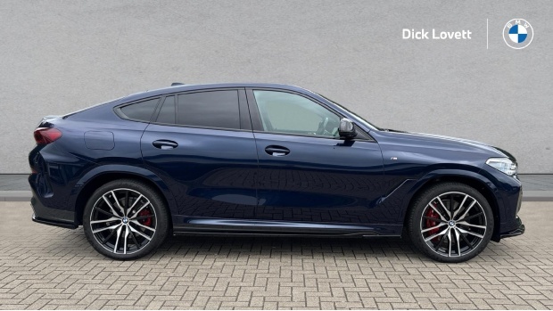 BMW X6 M50i V8 Xdrive Euro 6 Blue #3