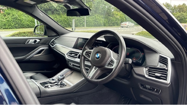BMW X6 M50i V8 Xdrive Euro 6 Blue #6