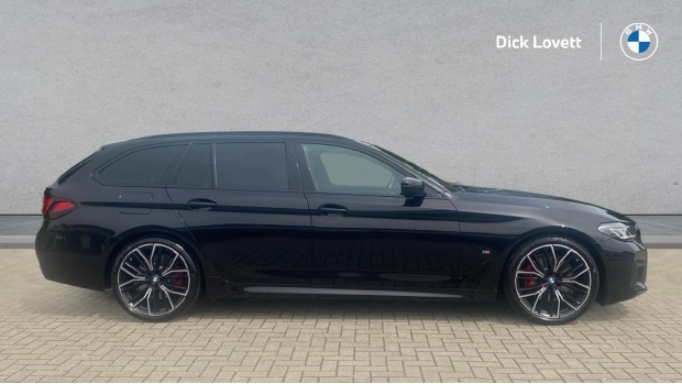 BMW 5 Series 520D Mht M Sport Touring Steptronic Euro 6 WR24DXS Blue #3