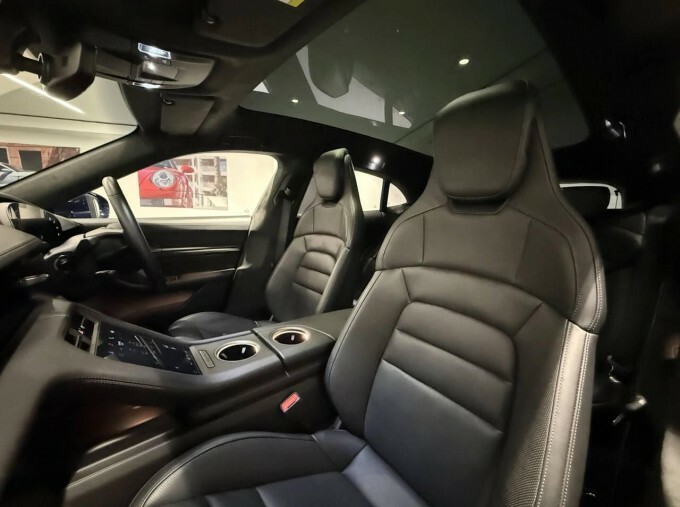 Porsche Taycan Turbo S White #13