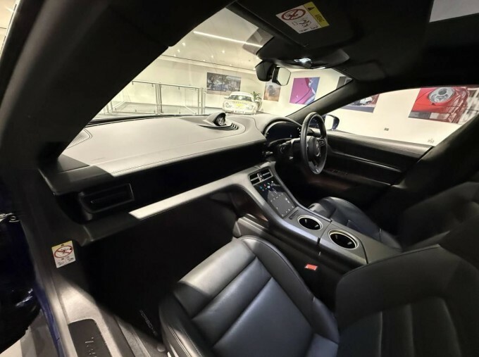 Porsche Taycan Turbo S White #34